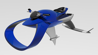 Illustration for article titled Uber Hydrofoil Design Concept Aims to Replace Business Jets